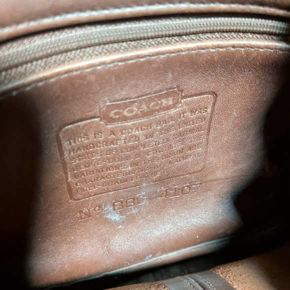 Vintage Coach MacDougal Bag Crossbody Brown Leather Purse Luxury B8C B4107 - Picture 9 of 11